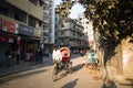 Rickshaw in the street in Dhaka, Bangladesh