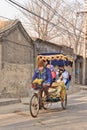 Rickshaw tour through ancient hutong area, Beijing, China