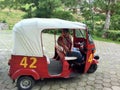 Rickshaw or Tuktuk and Driver