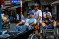 Rickshaws in Saigon, Vietnam