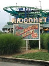 Ricochet Ride at Carowinds in Charlotte, North Carolina Royalty Free Stock Photo