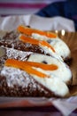 Ricotta cannolo, Royalty Free Stock Photo