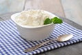 Ricotta cheese Royalty Free Stock Photo