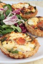 Ricotta quiches or tarts