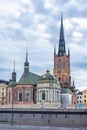 Riddarholm Church, Stockholm old town Gamla Stan, Sweden Royalty Free Stock Photo