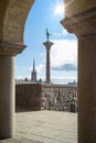 Riddarholmen from the city hall of Stockholm Sweden Royalty Free Stock Photo