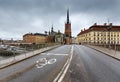 Riddarholmskyrkan Church in Stockholm Old Town (Gamla Stan) Royalty Free Stock Photo