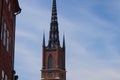 Riddarholmskyrkan church in Stockholm in Sweden on holiday.