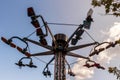 Ride in Bakken amusement park Royalty Free Stock Photo