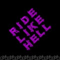 Ride Like Hell - Cycling Slogan, Word, Lettering. Typography, Print for Souvenirs, T-Shirt, Advertising. Vector Art Royalty Free Stock Photo