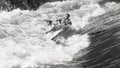 Ride the rapids Whitewater kayaking river Liffer cicra 1978