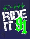 Ride it 91 Royalty Free Stock Photo