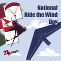 Ride The Wind Day Royalty Free Stock Photo