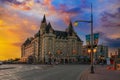 Rideau Canal, Downtown core of Ottawa, Ontario, Canada.