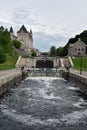 Rideau Canal and Ottawa Locks at Ottawa, Ontario, Canada Royalty Free Stock Photo