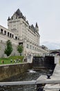 Rideau Canal and Ottawa Locks at Ottawa, Ontario, Canada Royalty Free Stock Photo