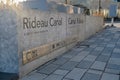 Rideau Canal World Heritage Site engraved granite