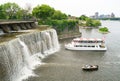 Rideau Falls Ottawa, Ontario, CAnada Royalty Free Stock Photo
