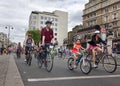 RideLondon Cycling Event - London 2015 Royalty Free Stock Photo