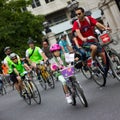 RideLondon Cycling Event - London 2015 Royalty Free Stock Photo