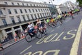 RideLondon Cycling Event - London 2015 Royalty Free Stock Photo