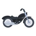 Rider chopper icon cartoon vector. Road bike Royalty Free Stock Photo