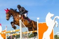 Rider Horse Jumping Royalty Free Stock Photo