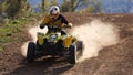 Rider during Quad cross training race, Sport Royalty Free Stock Photo