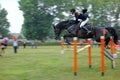 Rider show jumping