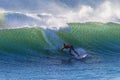 Surfing SUP Balance Wave Royalty Free Stock Photo
