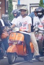 The rider with various scooter on scooter fest
