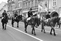 Riders during Brasov Juni parade