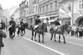Riders during Brasov Juni parade