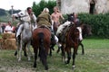 Riders making a demonstration Royalty Free Stock Photo