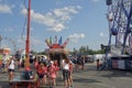 Carnival area of the Bangor State Fair grounds, Maine, August 2, 2019