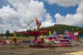 Rides for small children at an annual event in colorado Royalty Free Stock Photo