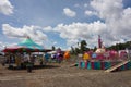 rides for small children at an annual event in colorado Royalty Free Stock Photo