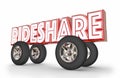 Rideshare Car Vehicle Transportation Sharing Rides