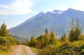 Ridge Aibga in Krasnaya Polyana (Sochi) Royalty Free Stock Photo