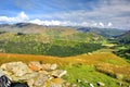 The ridge of Hartsop Above High Royalty Free Stock Photo