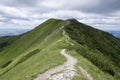 Ridgeway hiking, Mala Fatra Slovakia mountains, amazin views Royalty Free Stock Photo