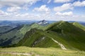 Ridgeway hiking, Mala Fatra Slovakia mountains, amazing views Royalty Free Stock Photo