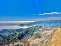 Ridge Line Mystery: Clouds Veiling the Hidden Waters Below