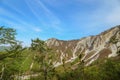 Ridge of Mount Daisen in Tottori Prefecture, Japan Royalty Free Stock Photo