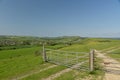 Ridge path above Corfe Castle Royalty Free Stock Photo
