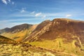 The slopes of the Cumbrian Mountains