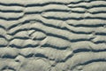 Ridged beach sand detail