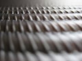 Ridged metal texture Royalty Free Stock Photo