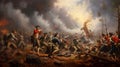 Ridgefield Resilience: An Artistic Tribute to Revolutionary War Heroism Royalty Free Stock Photo