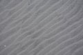 Ridges in wind blown beach sand Royalty Free Stock Photo